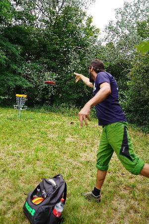 Disc Golf Einführung im Kurpark